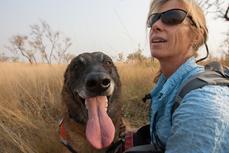Megan and dog